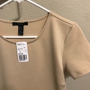 Beige blouse never worn